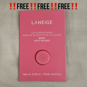 ‼️FREE‼️New‼️Laneige Lip Sleeping Mask Berry Fruit Rouges ⭐️SAMPLE⭐️